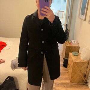 Tahari Wool Black Coat